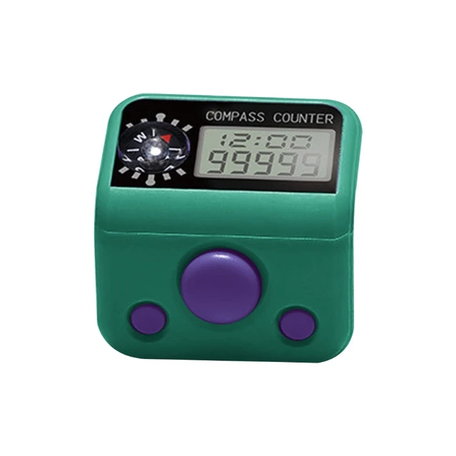 Electronic Finger Counter 5 Digit LCD Display Finger Hand Tally Counter  Counting 