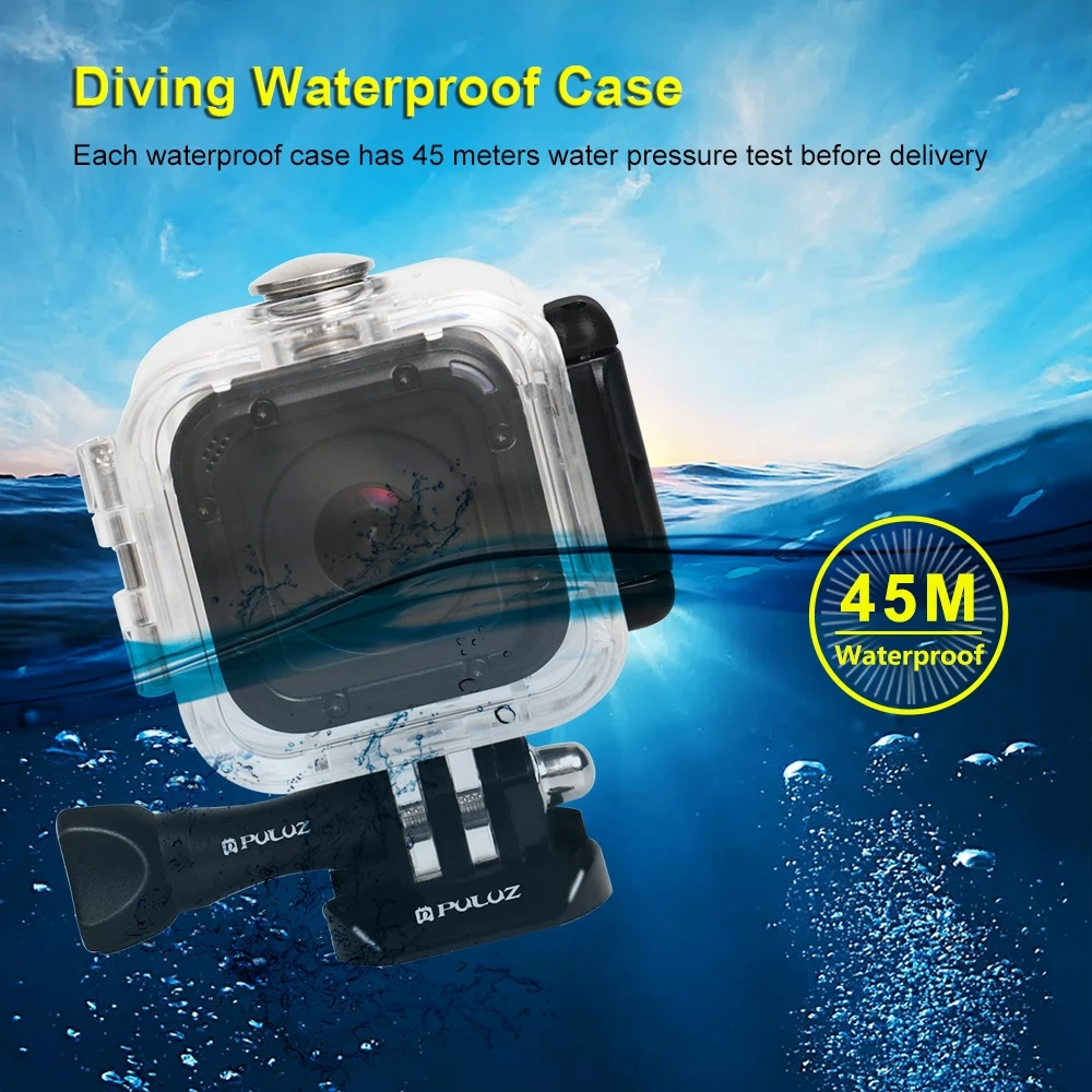 PULUZ 45 м подводный водонепроницаемый корпус для дайвинга защитный чехол GoPro HERO5
