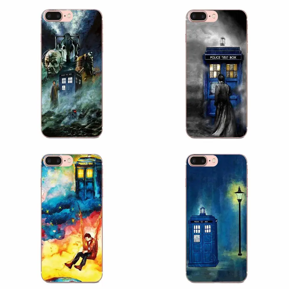 Мягкий чехол Dr Doctor Who полицейский ящик для звонков Sony Xperia Z Z1 Z2 Z3 Z4 Z5 compact Mini M2 M4 M5 T3 E3