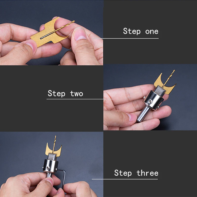 Bracelet Drill Bit Carbide Blades handle Drill Woodworking Milling Cutter Molding Tool 55/60/65mm