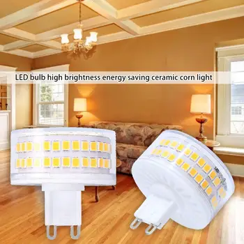 

220V-240V 10W G9 LED Light Bulb High Brightness Energy Saving Ceramic Corn Lamp