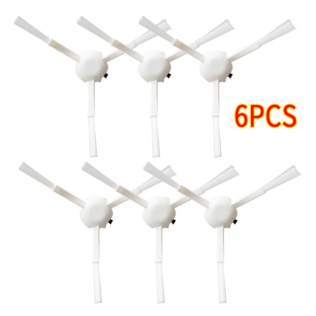 Mop Cloth Rags Water Tank Brush HEPA Filter for Xiaomi Mijia 1C 1T STYTJ01ZHM Mi Robot Vacuum Mop SKV4093GL Accessories Spare 6pcs sidebrush