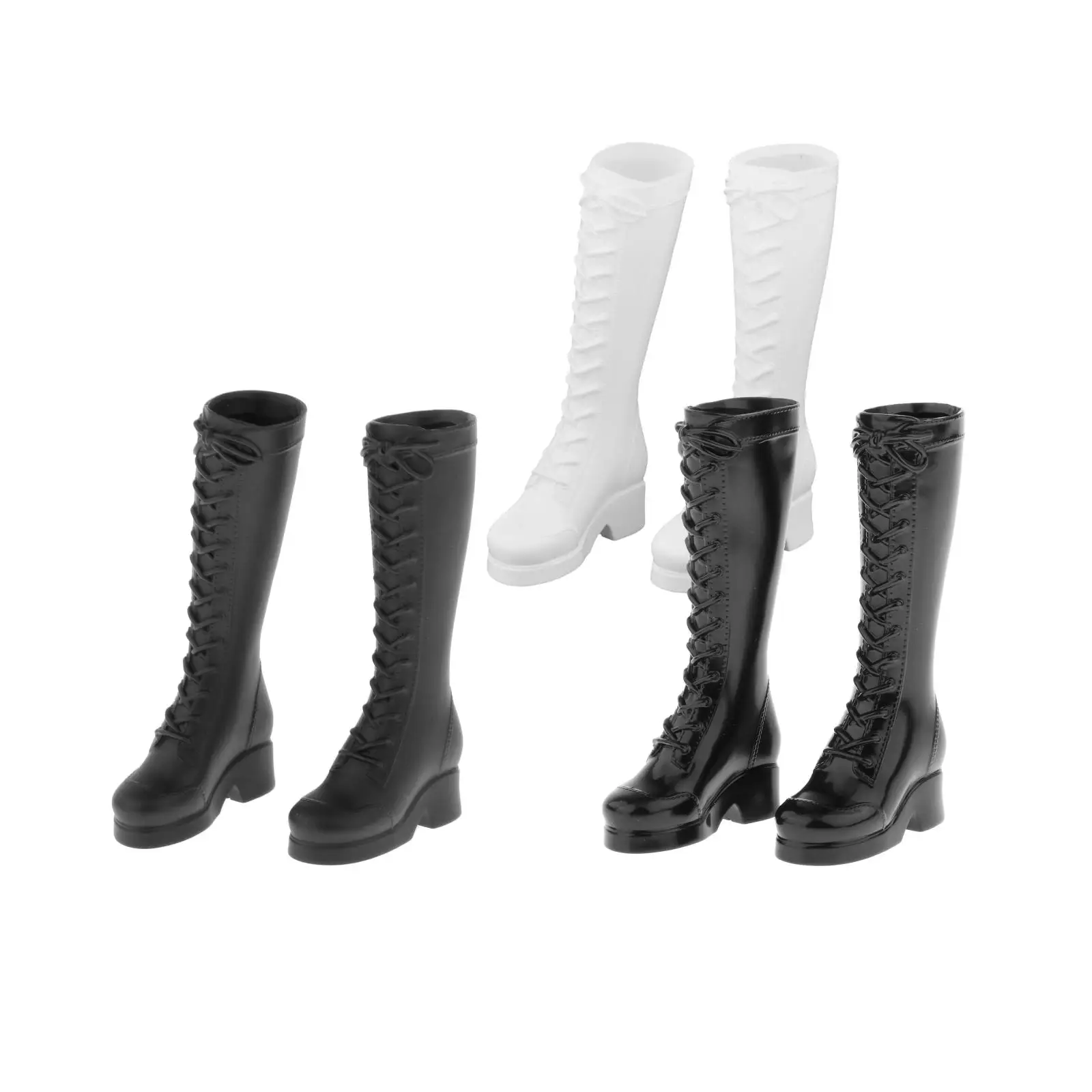 1/6 Female High Boots Model High heeled Combat Boots Fit 12'' Woman