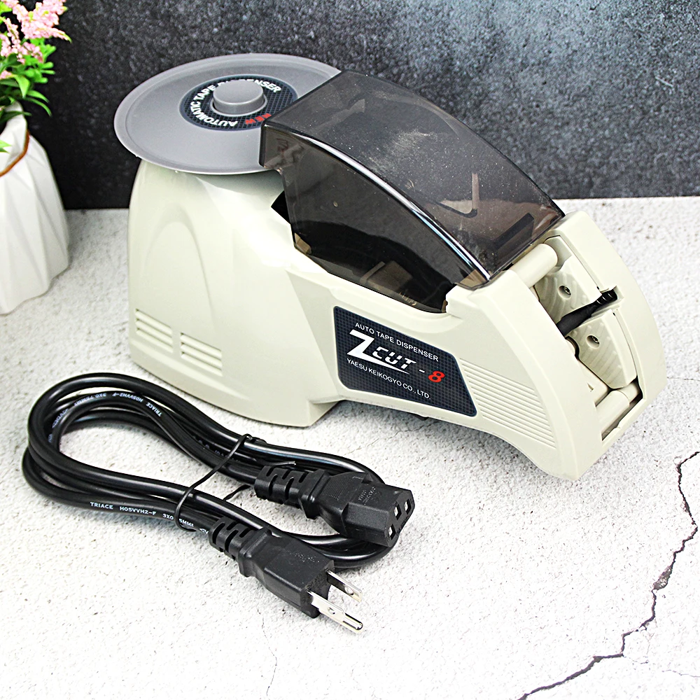 Turntable Tape Cutting Machine Carousel Tape Dispensers Precise Length Knob Setting ZCUT-8 For Heat Resistant Tape Acetate Tape