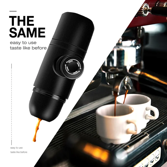 Mini Portable Coffee Machine Pressure Espresso Manual Handheld Espresso  Coffee Maker For Car Travel Camping Hiking Home Office