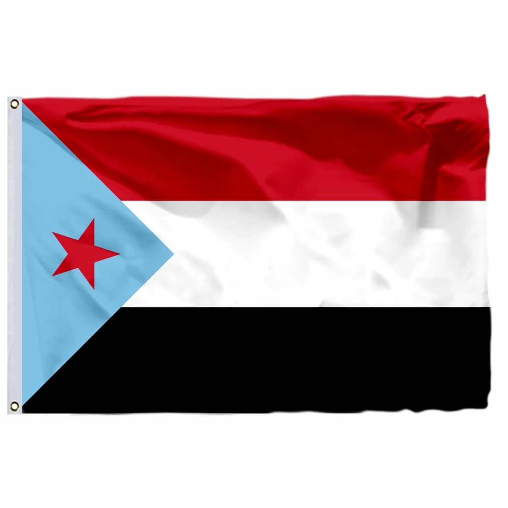 South Yemen Flag 3X5FT 90X150CM 100D Polyester Double Stitched High Quality Banner 60X90CM Ensign Free Shipping | Дом и сад