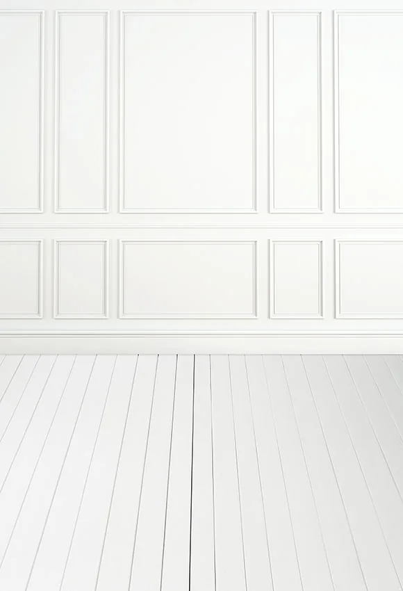 5x7FT Beautiful White Room Wooden Floor Plank Texture Frame Wall Custom Photo Studio Backdrop Background Vinyl 220cm X 150cm | Электроника