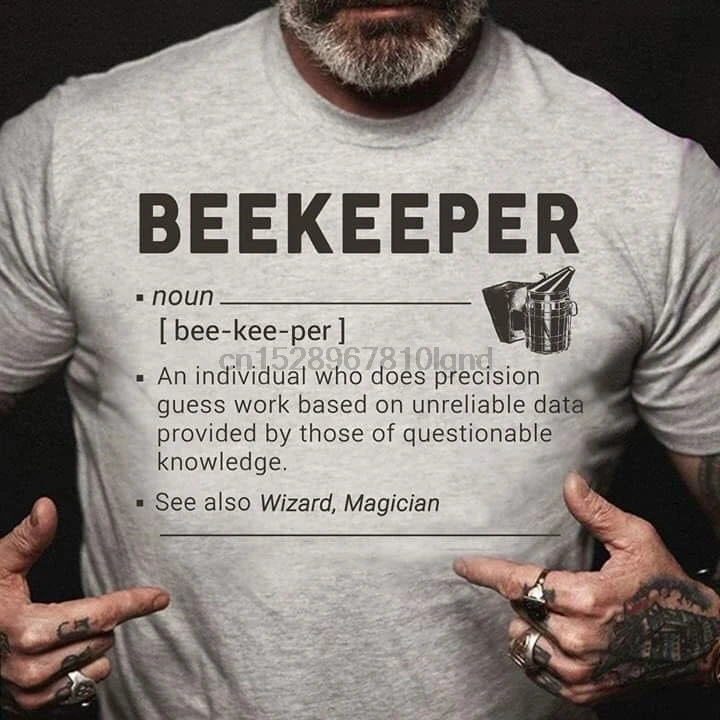Beekeeper Noun Bee-Kee-Per An Individual Who Does Precision T-Shirt |