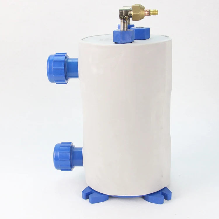 

2P Titanium Tube Thermal Insulation Pure Titanium Heat exhcange Fishpond Evaporator Titanium Barrel Water Foot Titanium Refrig