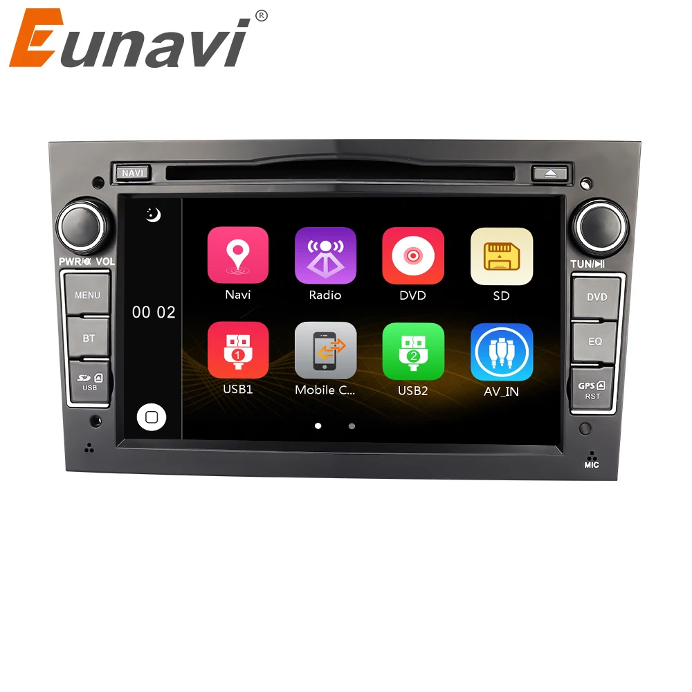 Автомобильный DVD Eunavi 7 'ƈ Din для Vauxhall Opel Astra H G J Vectra Antara Zafira Corsa gps навигация радио