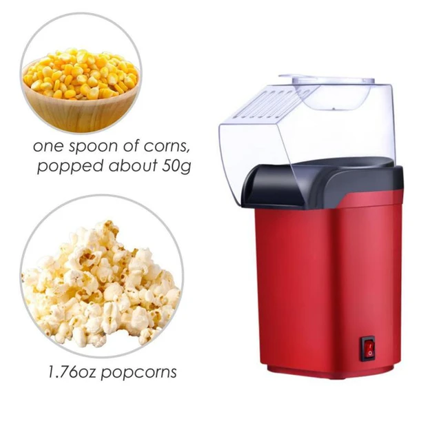 DIY Mini Household Healthy Hot Air Oil-free Popcorn Maker Corn