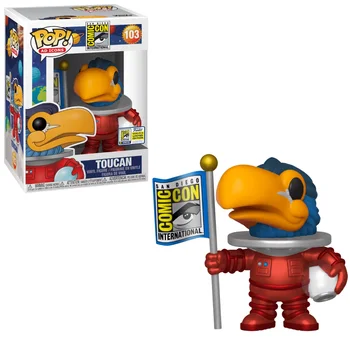 

2020 SDCC Exclusive Funko pop Official Toucan Red (Astronaut) Vinyl Action Figure Collectible Model Toy with Original Box