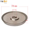 78mm Diamond Grinding Wheel Dish Grinder Circle Sharpener Disc for  Carbide Metal Tungsten Steel Milling Cutter Tool 200Grit ► Photo 2/6