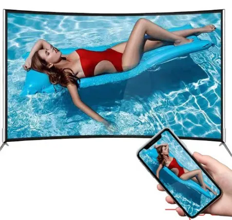  75 inch curved lcd monitor wifi ipTV Android 7.1 RAM 1.5G ROM 8G DVB-t2 led television TV