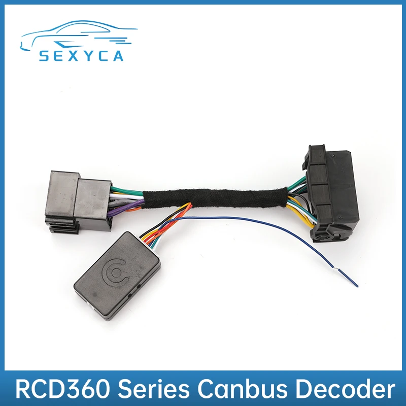 Кабель-переходник RCD360 PRO для автомобиля Plug &amp Play ISO Quadlock симулятор декодера CANBUS VW