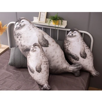 

Chubby Seal Pillow Stuffed Cotton Plush Animal Toy Seal Pillow Soft Fat Pillow Stuffed Cotton Animal Seal Plush Toy PAK5