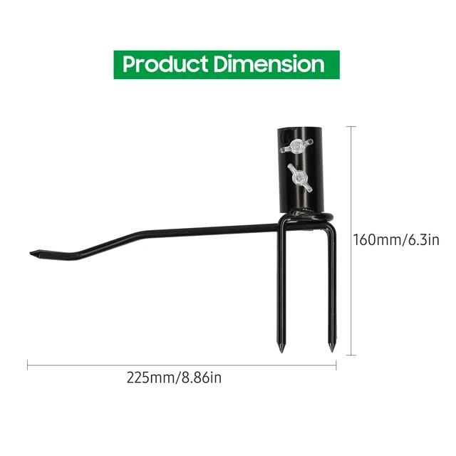 Álló Gyomnövény Szerszám Fogantyú Nélkül Kézi Hordozó Hordozható Fű Gyom Eltávolító Átültetési Kerti Gyep - Image 2