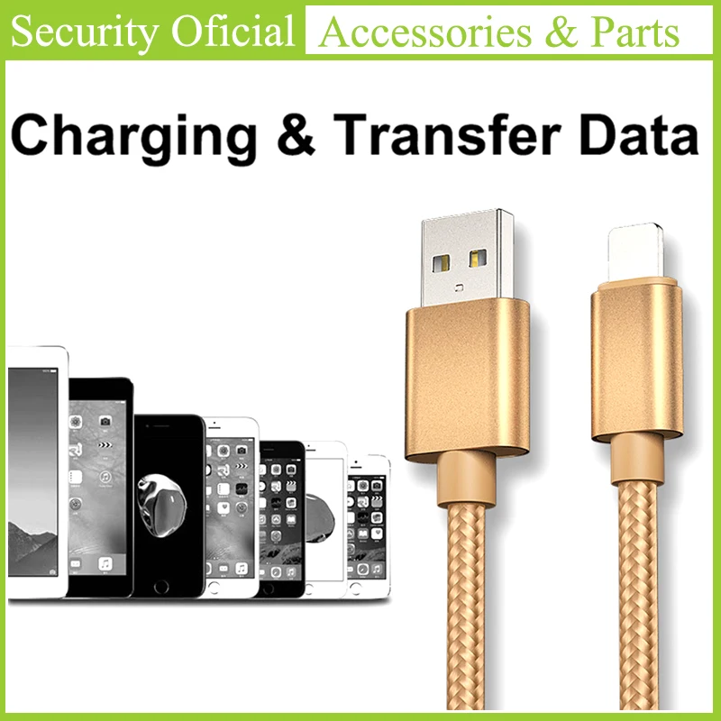 

USB Cables Fast Charging for iphone cable Xs max Xr X 8 7 6 plus 6s 5s plus ipad mini Copper Core Nylon Wire Transfer Data Cable