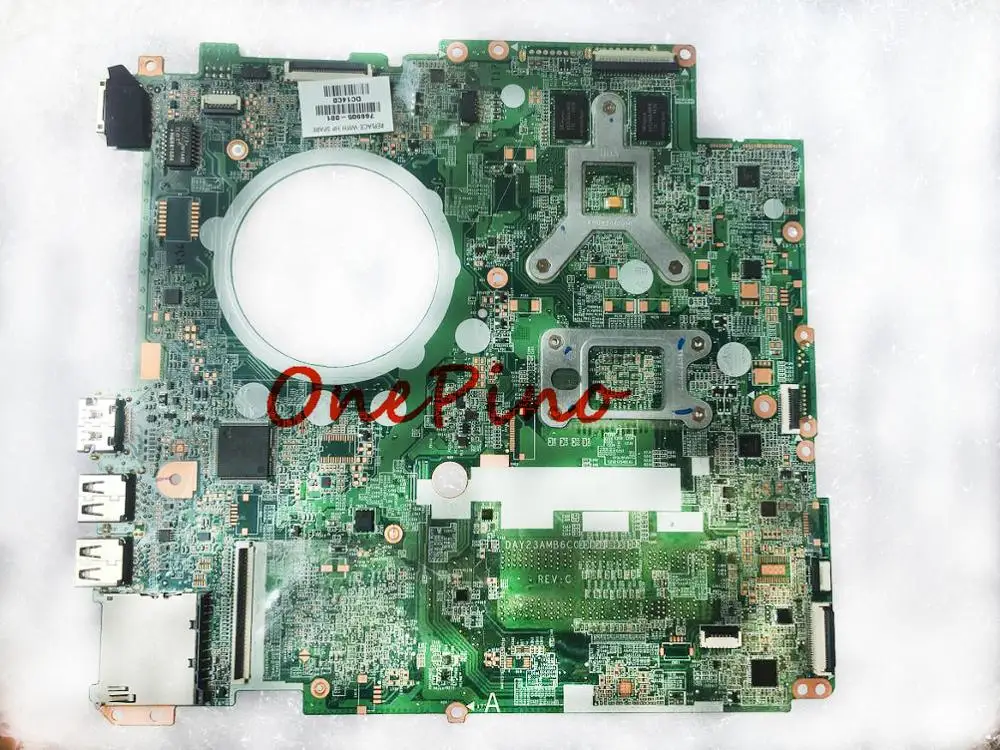 Fit for 17 17-F laptop motherboard 763428-001 763428-501 DAY23AMB6C0 DAY23AMB6F0 A10 cpu 2GB DDR3 t