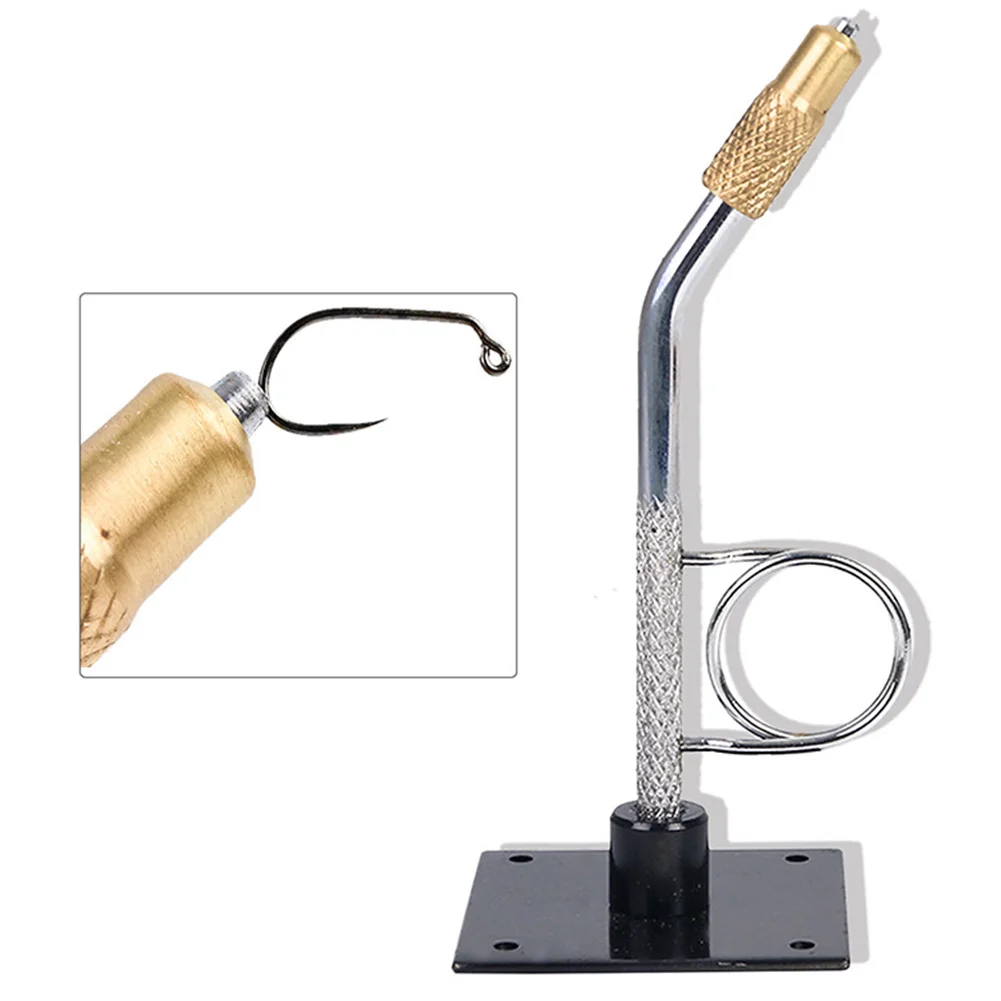 Portable Fly Tying Vise With base Rotary C-clamp Fish Tackle Kit Travel Alloy Fly Fishing Tackles Hook Binding Tool Pesca 1pcs fishing accessories,fishing tackle,fishing tools,fishing tool,fly tying bobbin holder