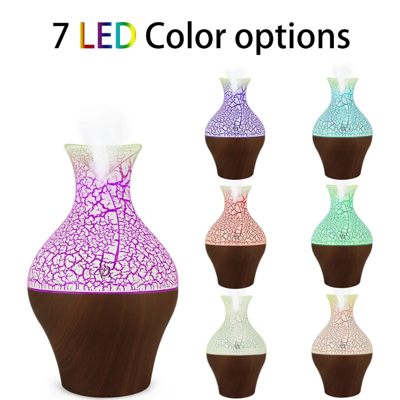 250Ml Humidifier Aroma Oil Diffuser Ultrasonic Usb Air Humidifier Aromatherapy Led Light Mist Maker for Home