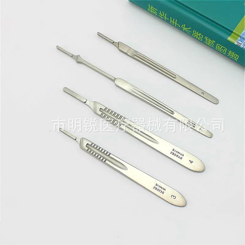 3#4#7# Scalpel handle Medical stainless steel surgical instruments Biological experiment solution| | - AliExpress