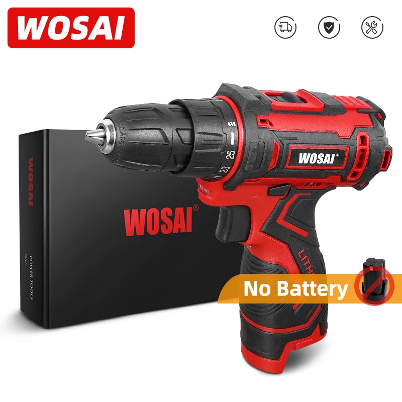 

WOSAI MT Series 16V Electric Screwdriver Drill Mini Wireless Power Driver 25+1 Torque Settings Cordless Drill Screwdriver