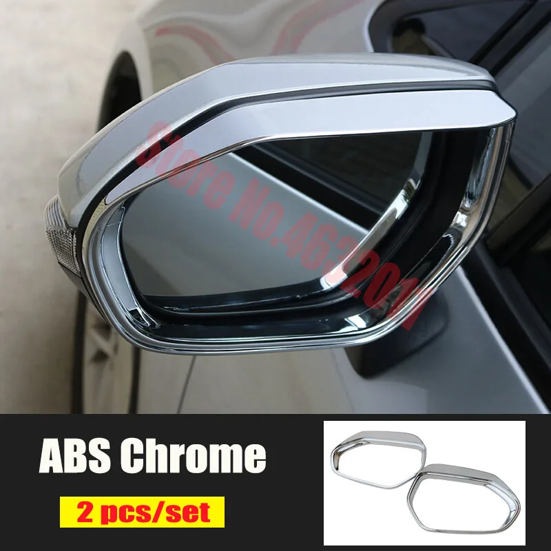 

For Toyota Camry XV70 Accessories 2018 2019 ABS Chrome Car rearview mirror block rain eyebrow Cover Trim Sticker Car Styling 2s