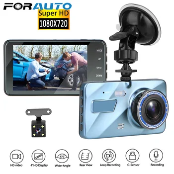 

Auto Dvr Recorder DashCam Dual Lens Car DVR Dash Cam 3.6" HD Video Recorder With Rear View Camera Cycle Recording Night Vision