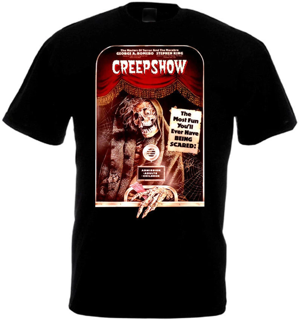 Creepshow v2 Футболка мужская женская черная постер все размеры s S 3XL свободная