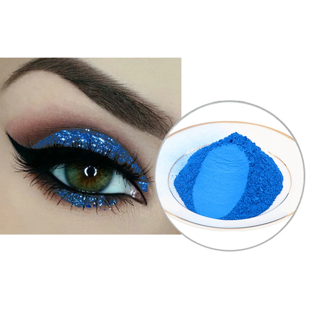 Type 427A 50g Sky Blue Pearl Powder Mineral Mica Powder Pigment for Dye Colorant Soap Automotive Art