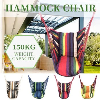 

Hammock Chair portable hanging chair Outdoor swing Seat For indoor, garden, travel, camping, bedroom garden swing bed