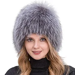 JERYAFUR, русская Мода, шапка из меха норки и лисы, Модная молодежная зимняя женская шапка с кошачьими ушками, милая шапка из меха норки, лыжная шапка, меховая шапка