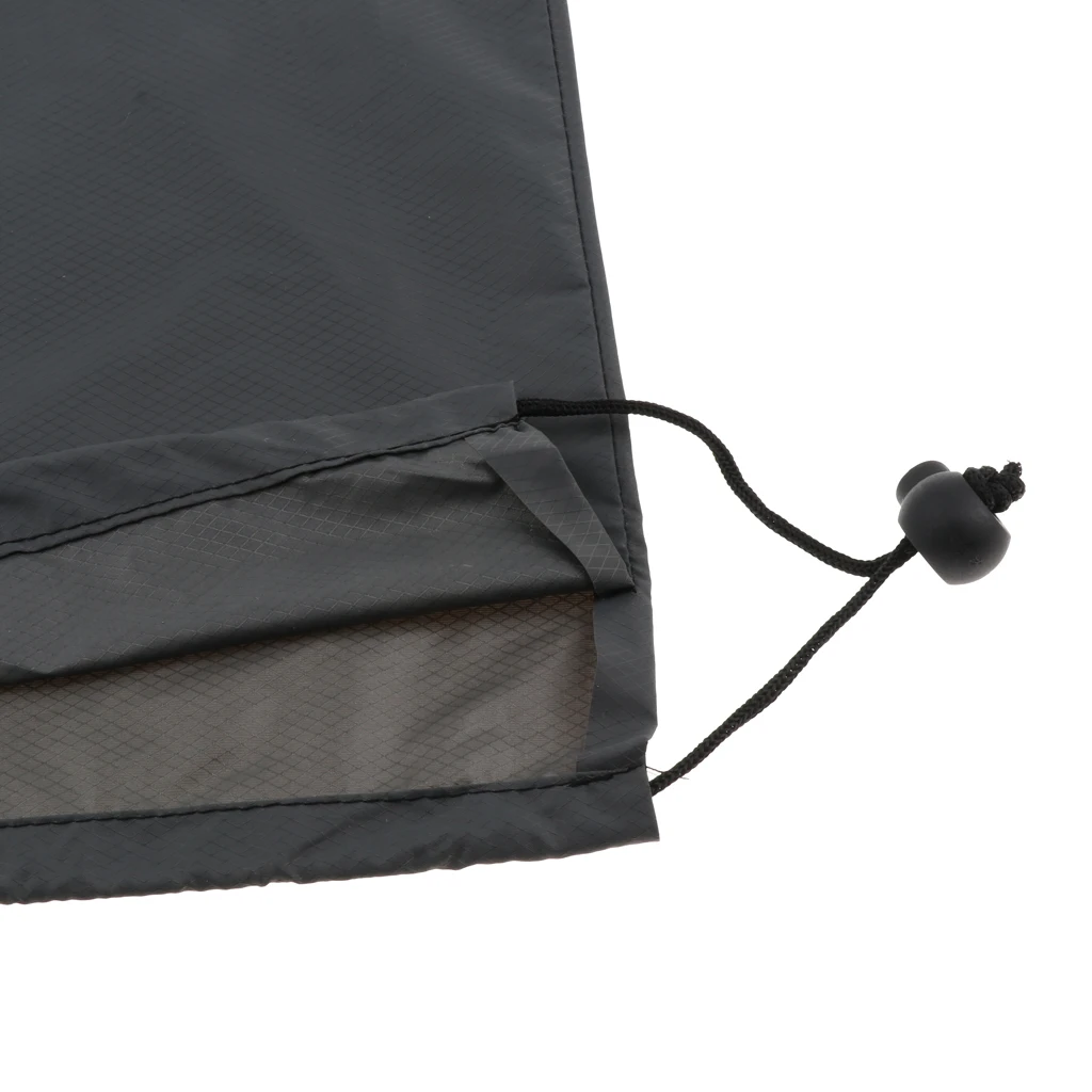 Lightweight Durable Drawstring Stuff Sack Sleeping Pad Mat Blanket Storage Bag for Outdoor Camping Blue/Grey