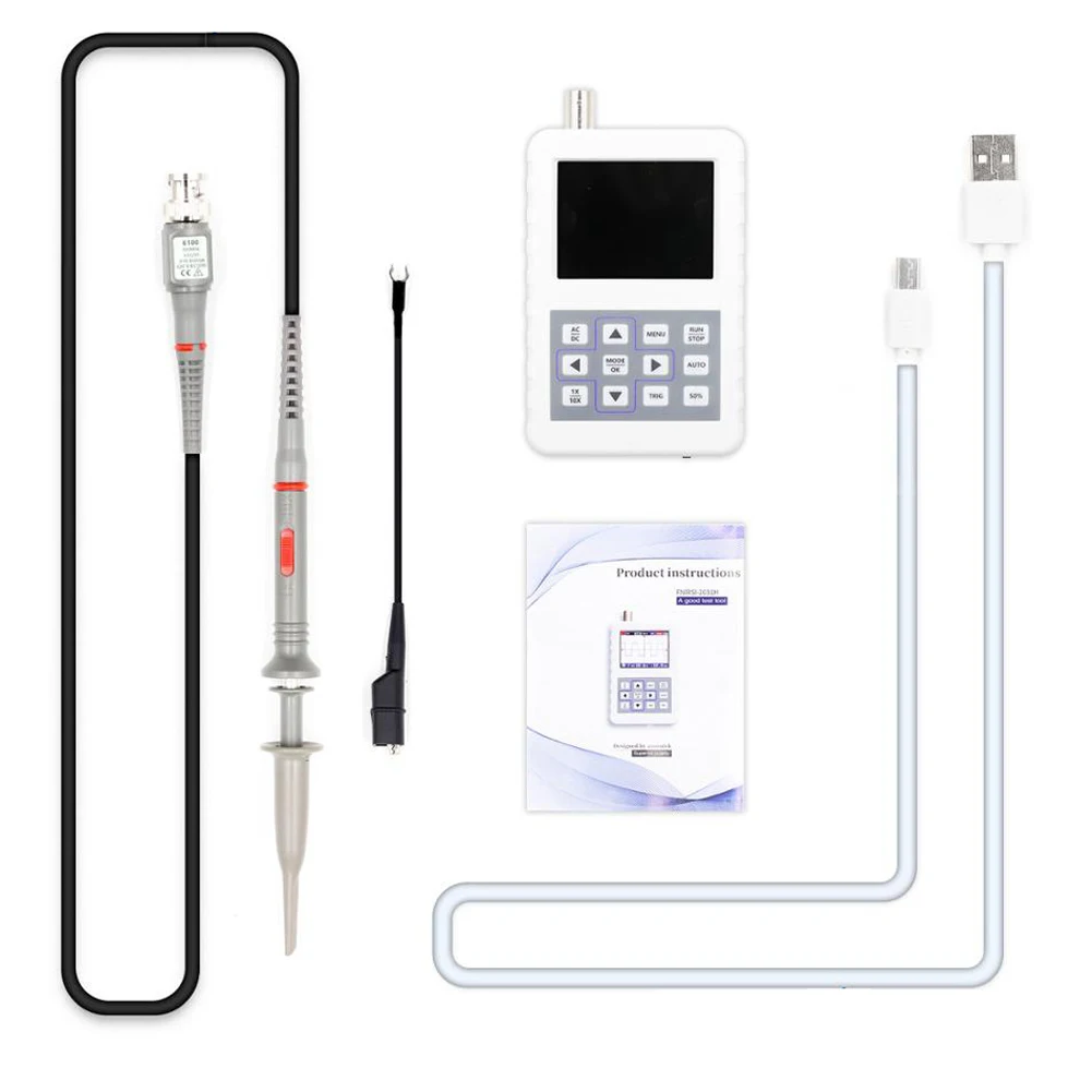 

FNIRSI-2031H Handheld Handheld Mini Portable Digital Oscilloscope 30M Bandwidth 200MSps Sampling Rate