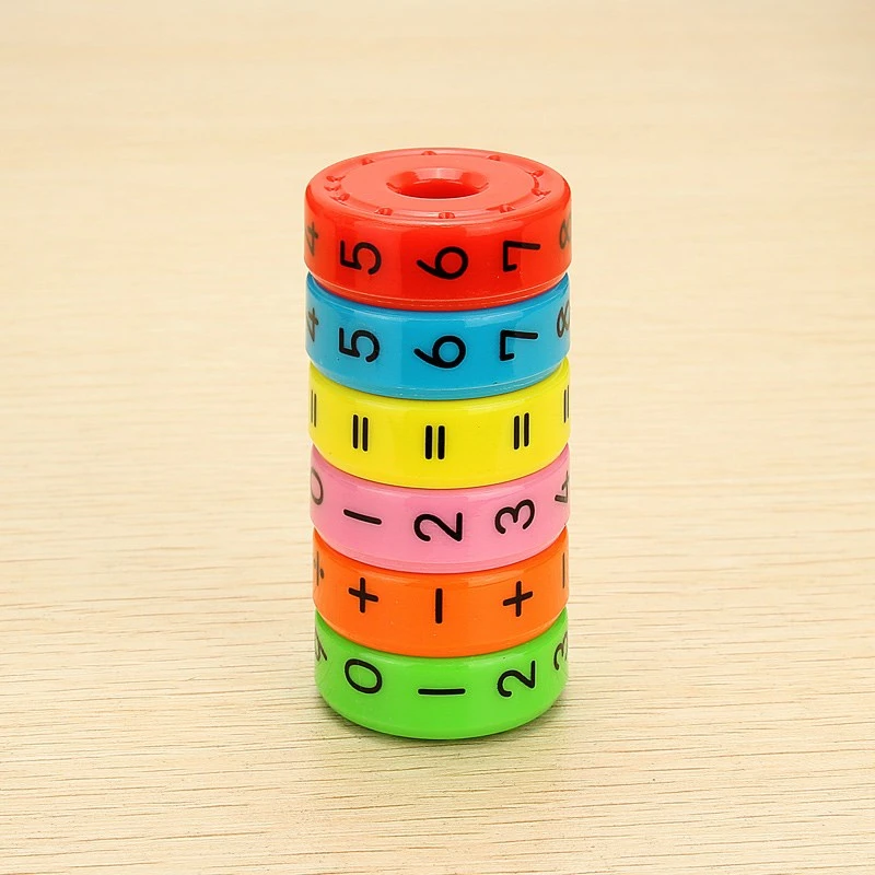 Math Toys Baby learn Educational montessori Stick cylinder Puzzle Education Number Toys Calculate Game Learn Counting