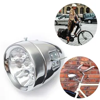 

Vintage Retro Bicycle Bike Front Light Lamp 7 LED Fixie Bike Headlight