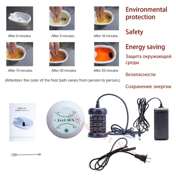 

Ionic Detox Foot Bath Detox Machine desintoxicado no Basin Ion Cleanse Aqua Cell Spa Machine Massager Arrays foot Spa Bath