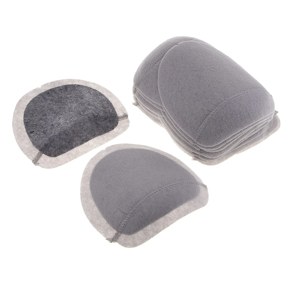 10 Pairs Cotton Shoulder Pads Sew-In Padding DIY Clothing Sewing Accessories 