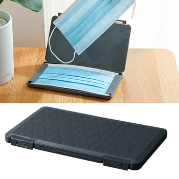 Portable Face Masks Organizer Mask Storage Case Mask Storage Clip Holder Mask Storage Box Dustproof And Waterproof Mask Holder portable face masks organizer container cleaning box drop resistance storing jewelry filter cotton storage box mask case