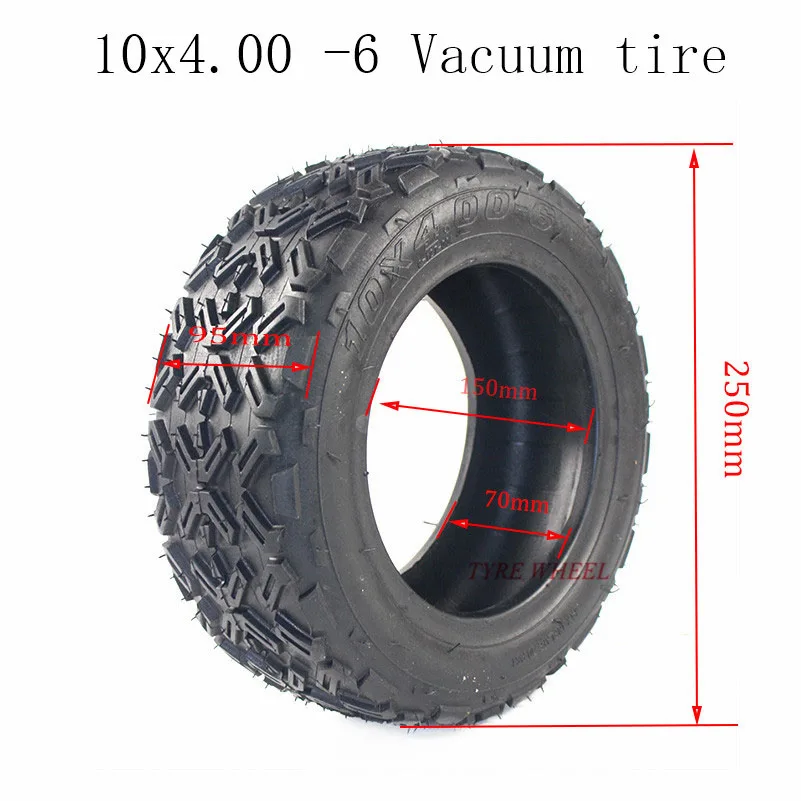 Супер 10 дюймовая вакуумная шина s 10X4. 00 6 бескамерная 10*4 для снегоочистителя Go karts