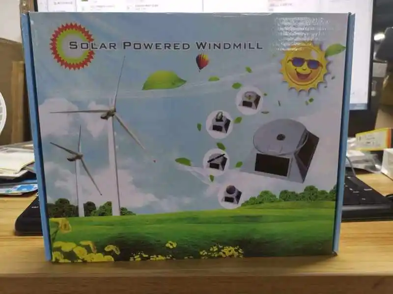 Wind Spinner Toys Solar Windmill Model Building Kit