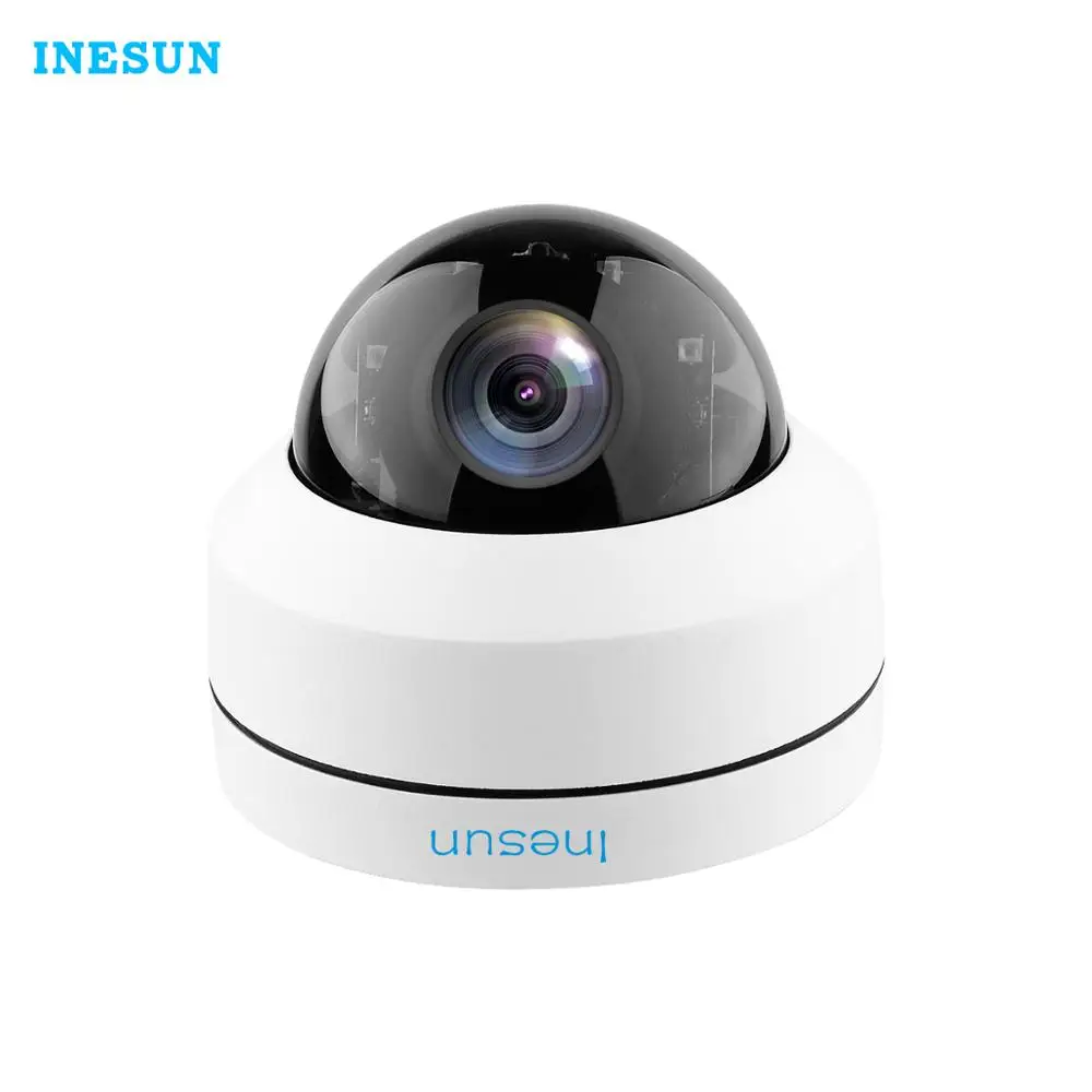 Inesun 1080P POE IP PTZ Камера 2MP 4X оптический зум Скорость купол Открытый ИК 100ft H.265 видеонаблюдения IP67 IK10|Камеры