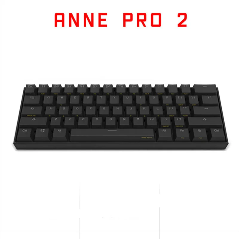  Anne Pro 2 Bluetooth 4.0 60% Mechanical Keyboard 61Keys Wireless Type-C Wired RGB Backlit Mini Gami