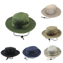High quality 56-60CM Big Wide Brim Men's Fisherman Hat Solid Waterproof Sun Hat Mountaineering Cap Fishing Cap Panama Hat Unisex