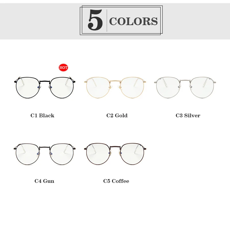 Классические анти-синие круглые очки, оправа для очков, женские очки, прозрачные линзы, очки, оправа для мужчин, близорукость, компьютерные очки, оправа Gafas