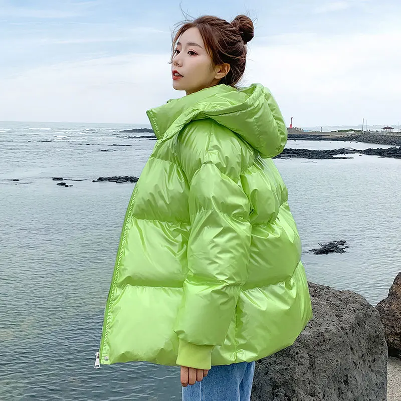 

Autumn Winter Parka Women Coat 2019 Female Winter Short Bread Jacket Coat Women Parkas Warm Casual Oversize Thick Loose Overcoat