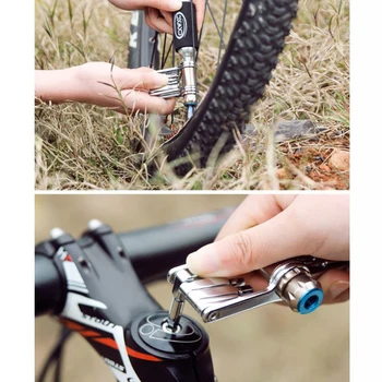 

US/French nozzle Repair Combo Tool Sporting Supplies 11 In 1 Bike bicycle