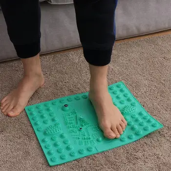

Reflex Massage Mat Foot Massager Magnetic Therapy Plastic Toe Pressure Plate Massage Pad Acupressure Relaxation Mat Random Color