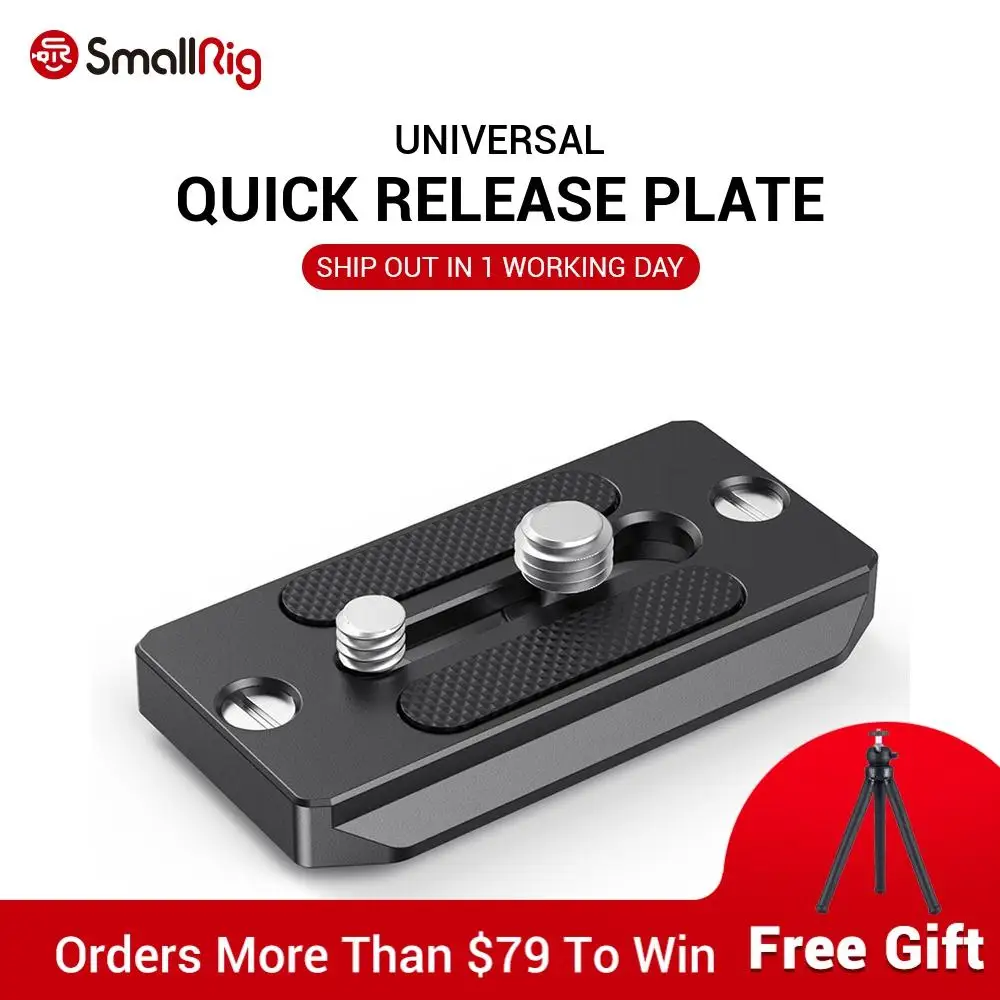 

SmallRig Quick Release Plate ( Arca-type Compatible) DSLR Camera Plate 2146